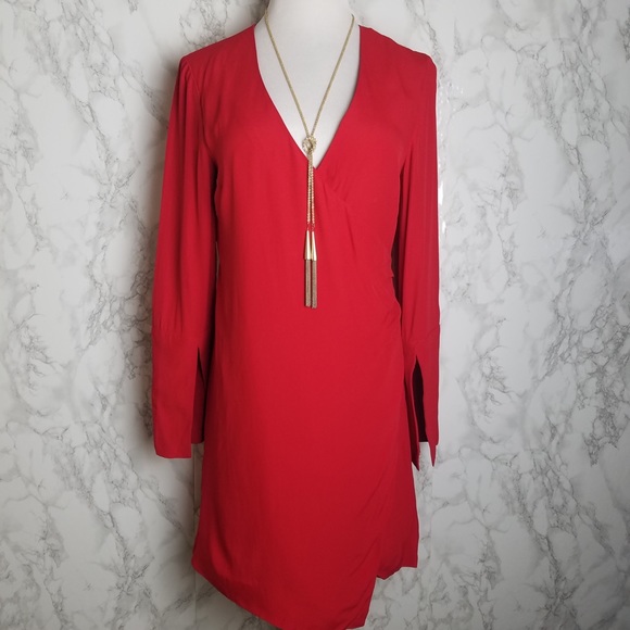 C/MEO Collective Night Air Red Dress Size Small - Picture 3 of 5